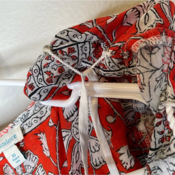 Sundance All At Sea Dress Boho Size XS Red/White/Black Beach Summer - Picture 5 of 12